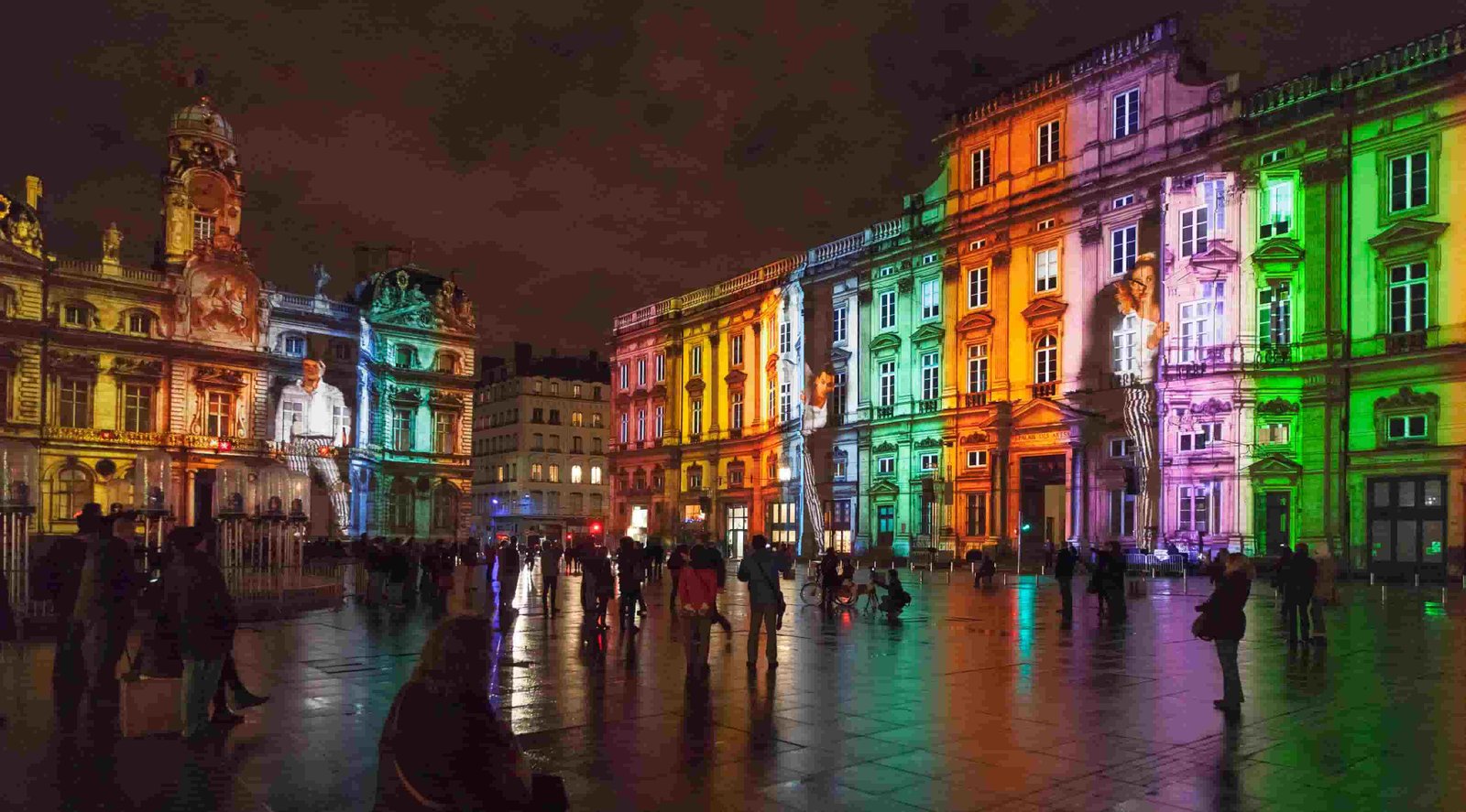 Lights in Lyon, France