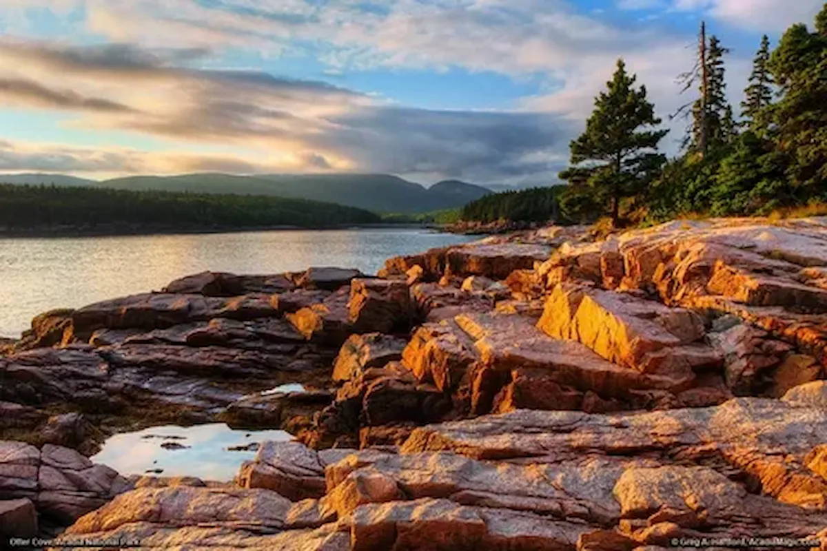 Amazing lake view at Acadia National park