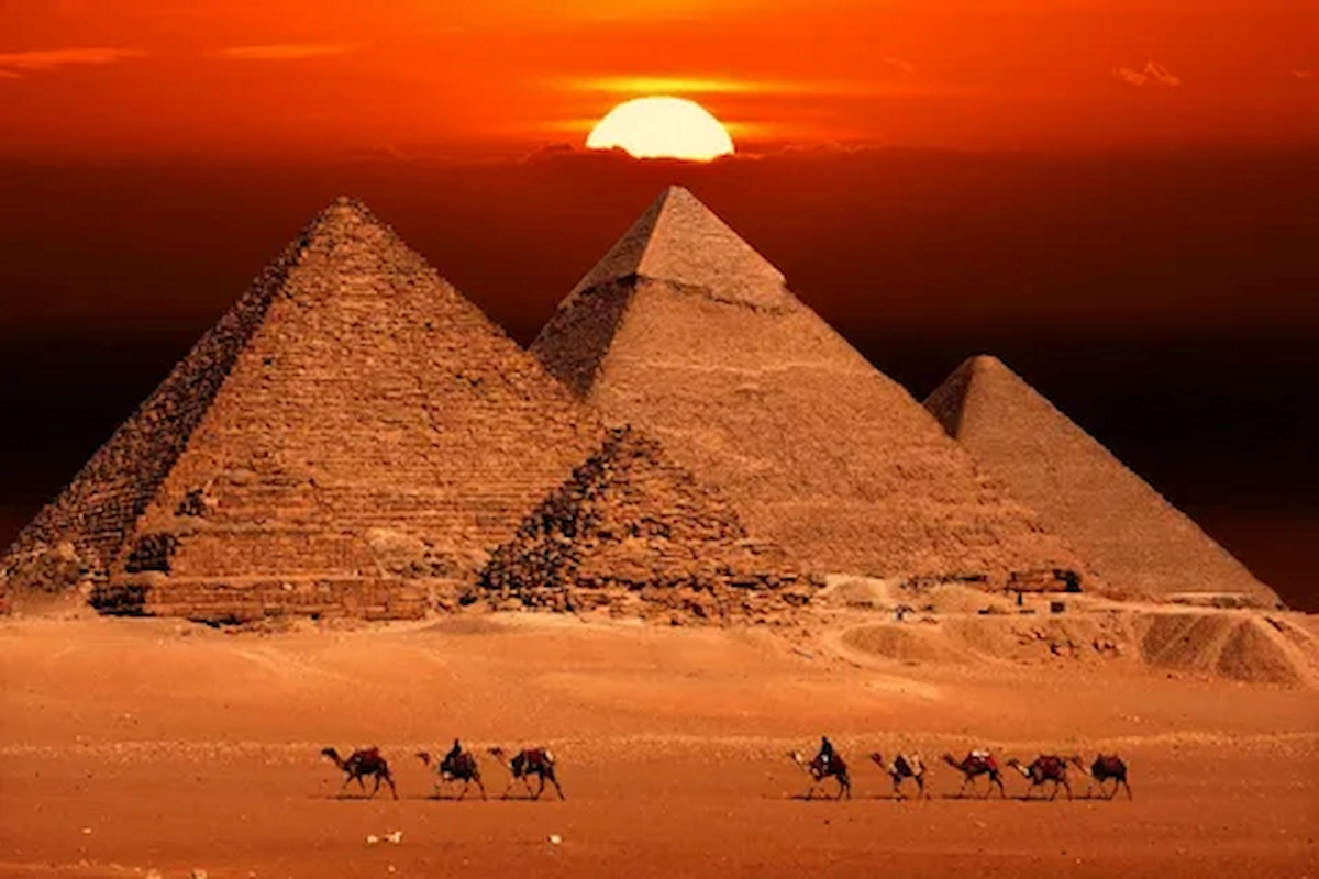 The Pyramids of Giza, Egypt