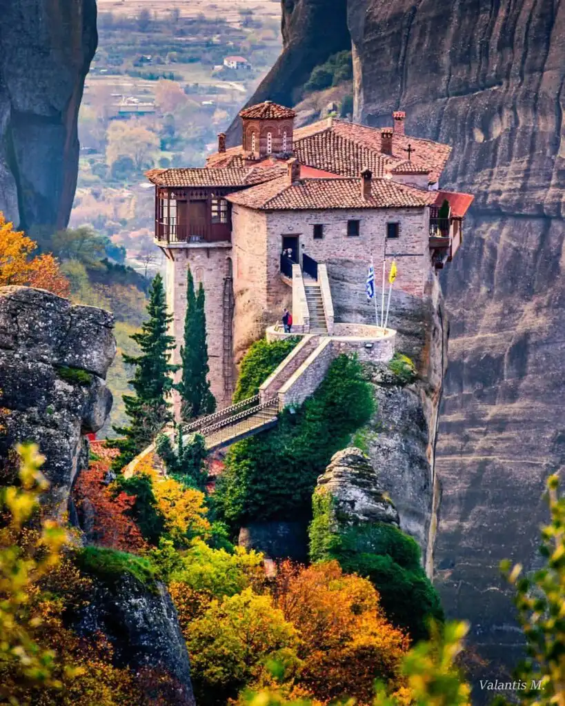 Meteora is located in central Greece