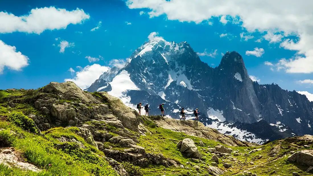 Mont Blanc, France for quartz