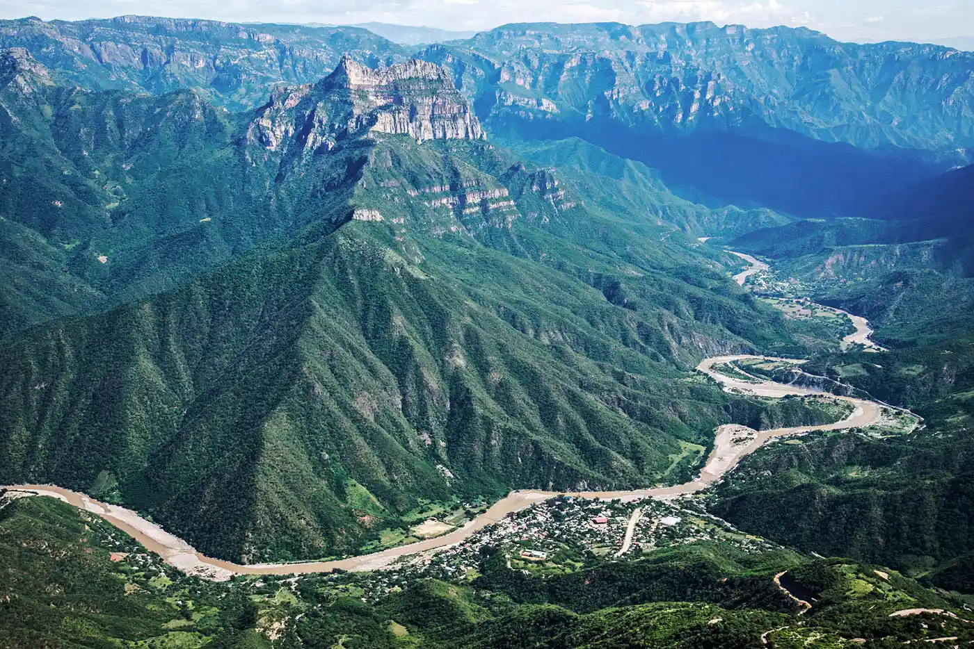 The Copper Canyon in Mexico
