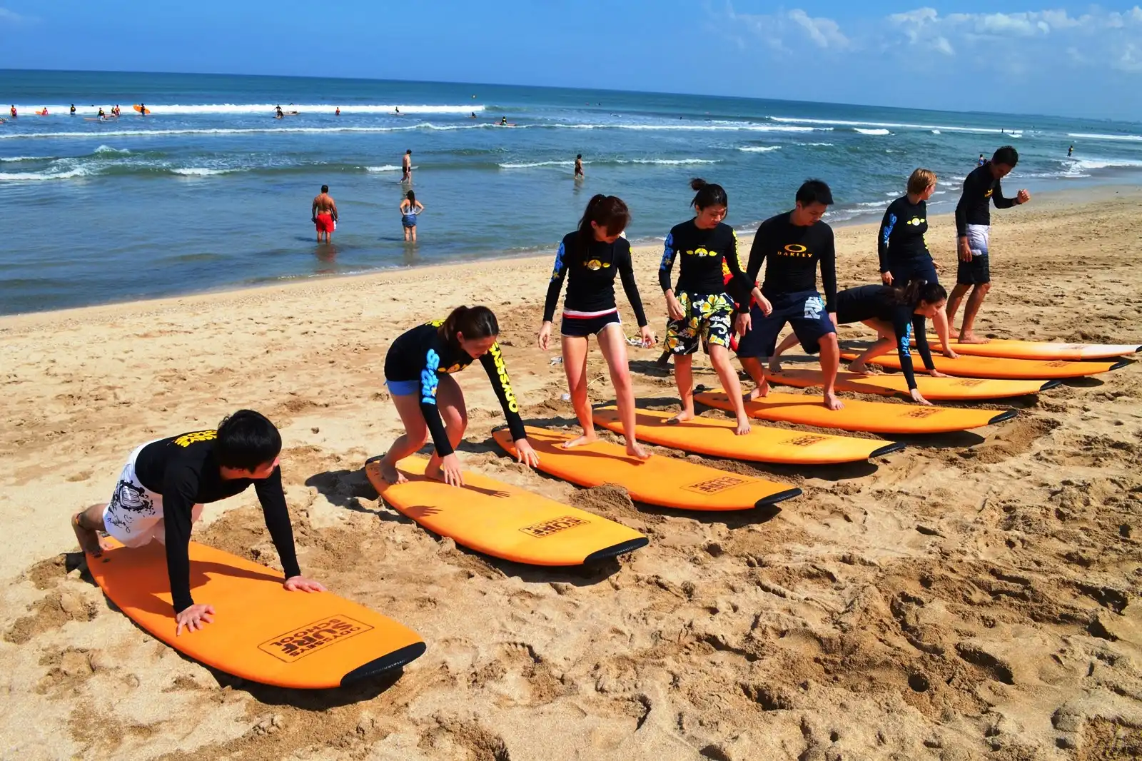 Surfing in Bali