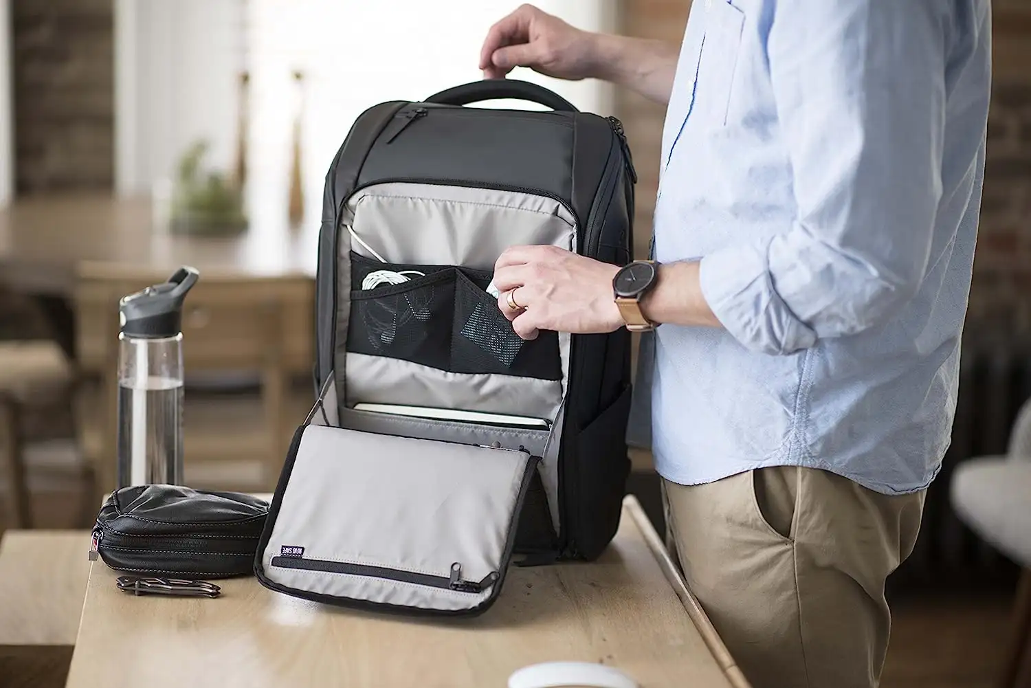 Amazon Basics Carry-On best rucksacks for travelling