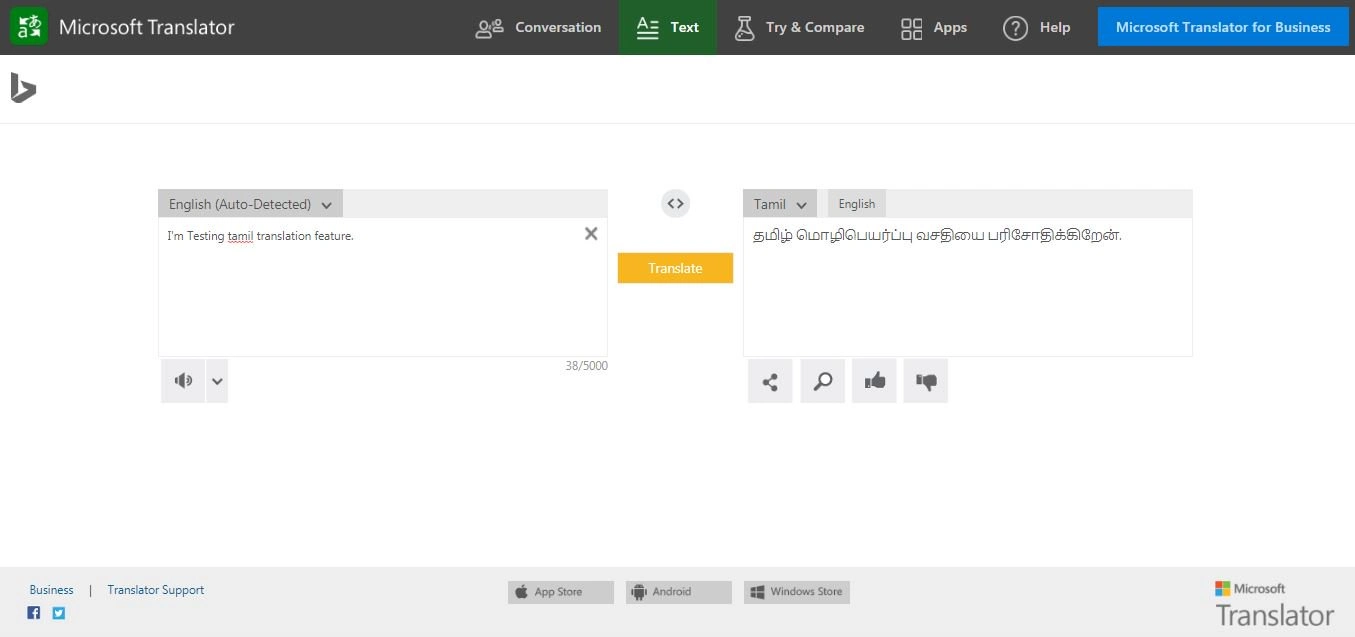 Microsoft Translator
