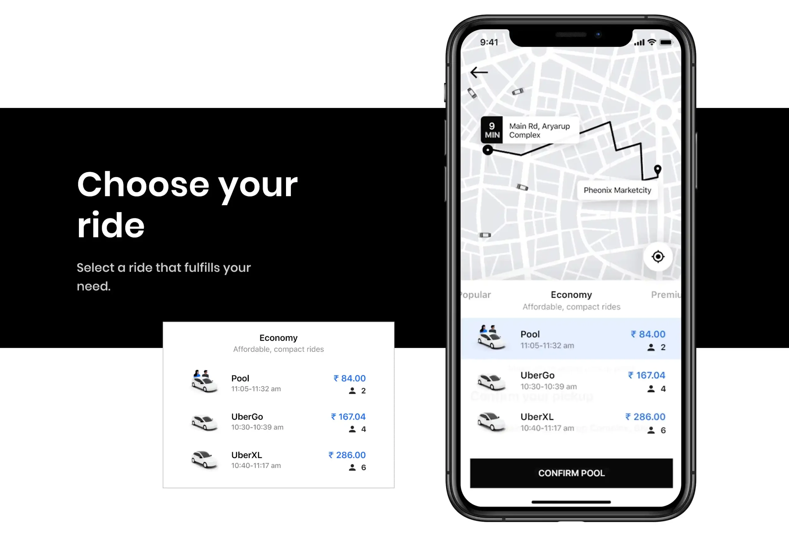 10. Uber - Cab Booking App