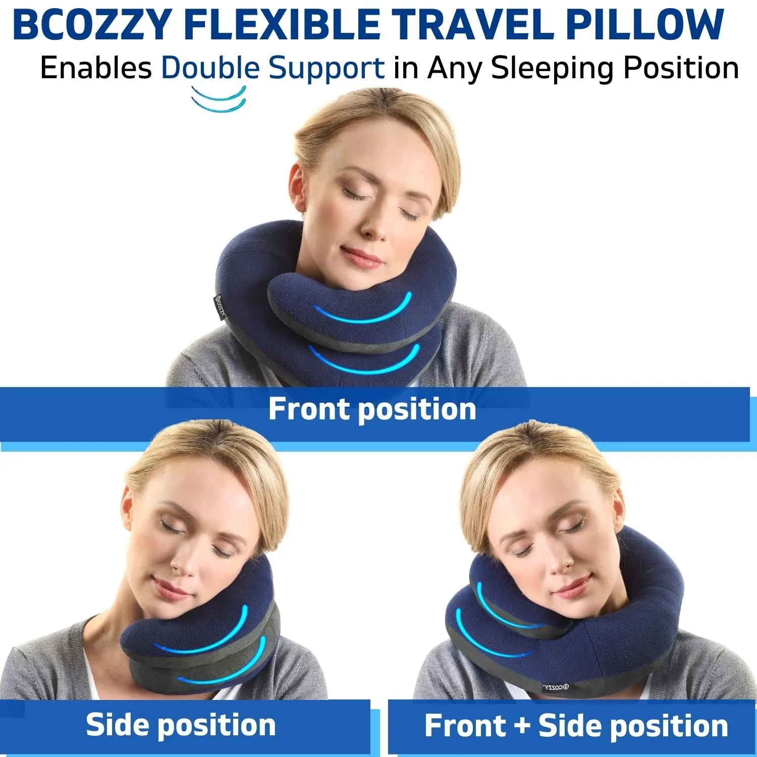 BCOZZY Double Support Neck Pillow