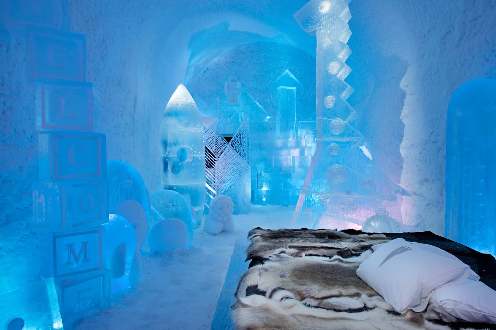 Sleep in a Scandinavian Ice Hotel