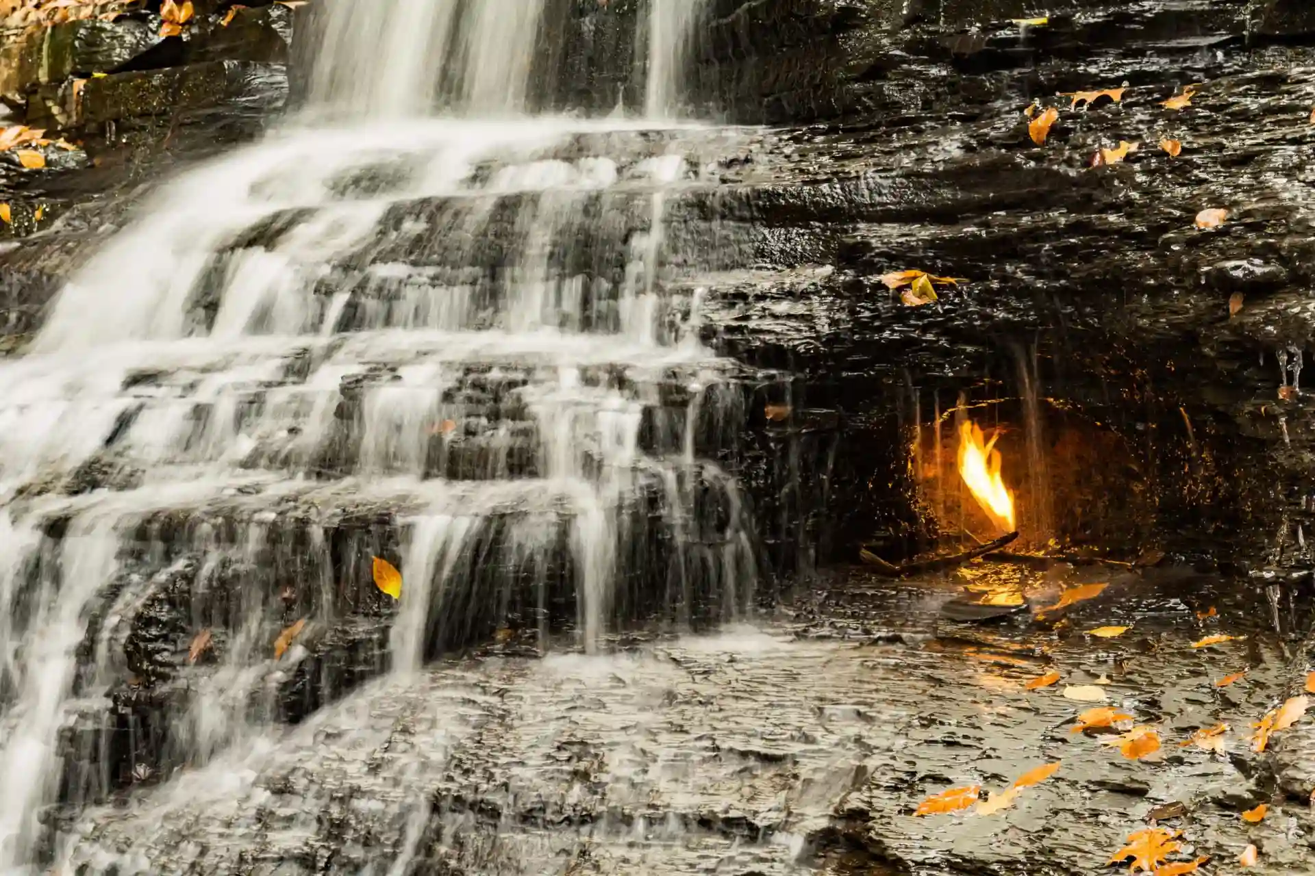 Eternal Flame Falls, New York