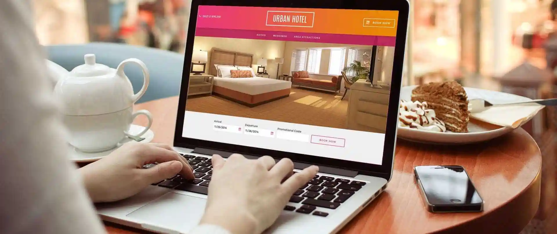 hotel searching online