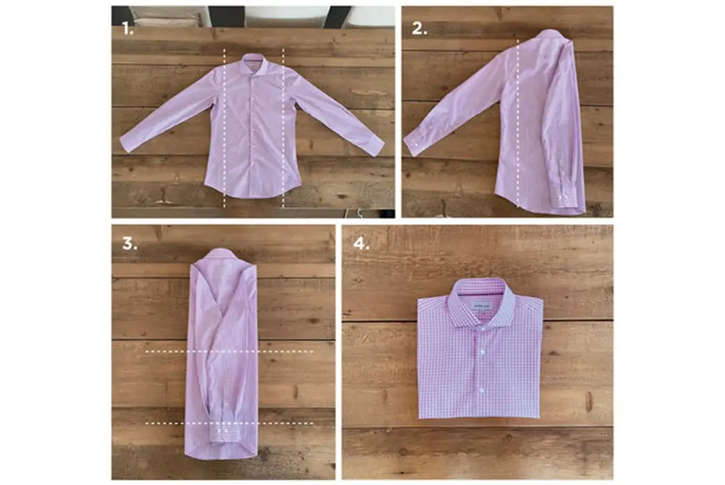 How To Fold Dress Shirts For Travel?
