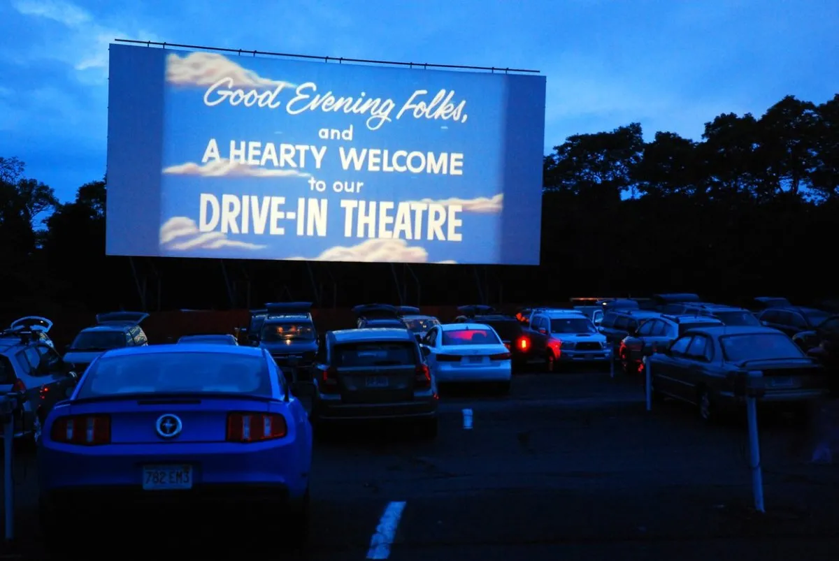 Drive-In Movie Theater in Ennis