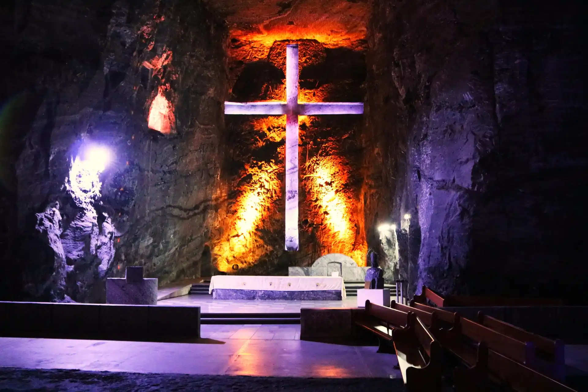 Depths of Salt Cathedral of Zipaquira