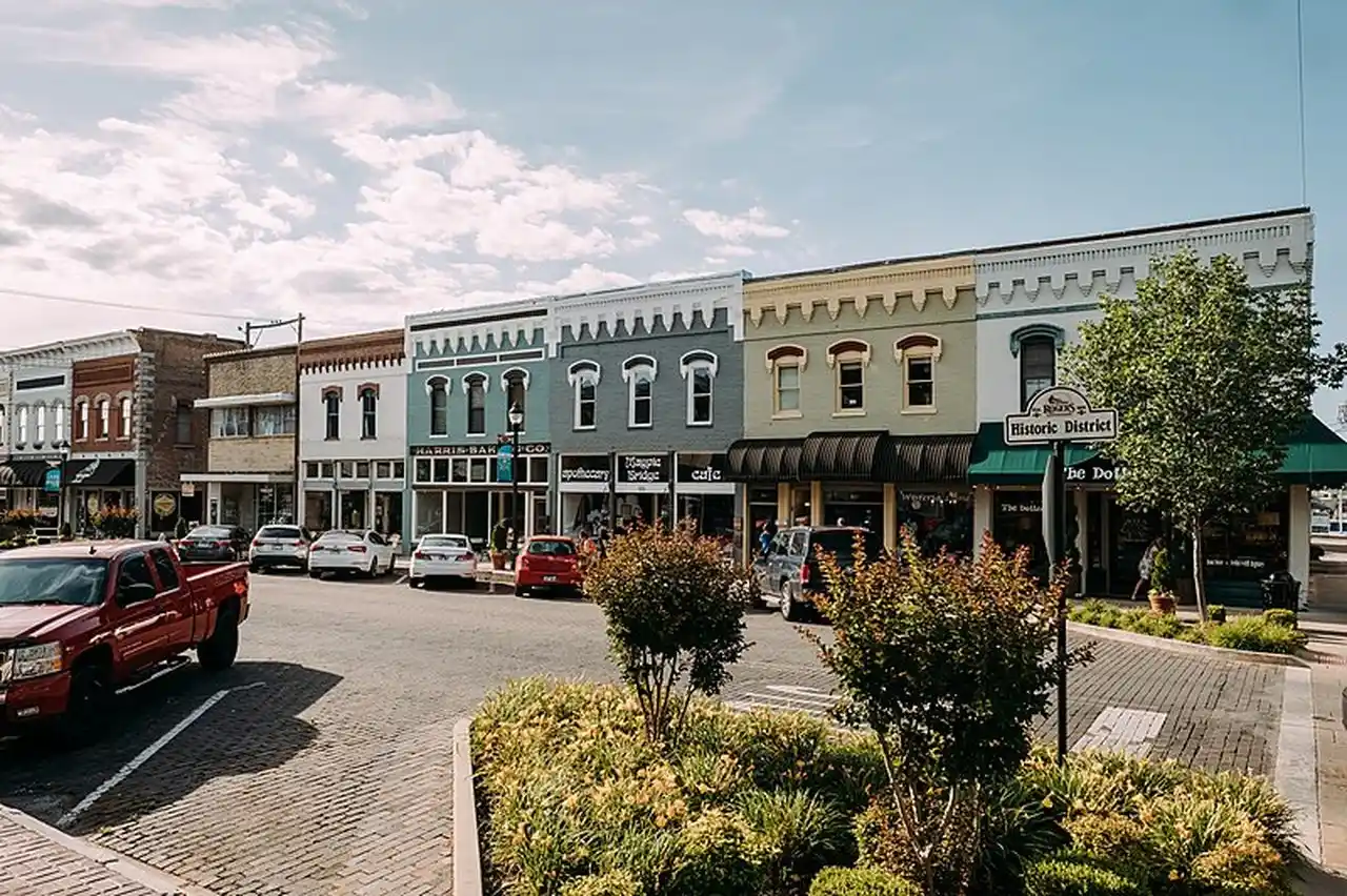 the charm of Downtown Rogers