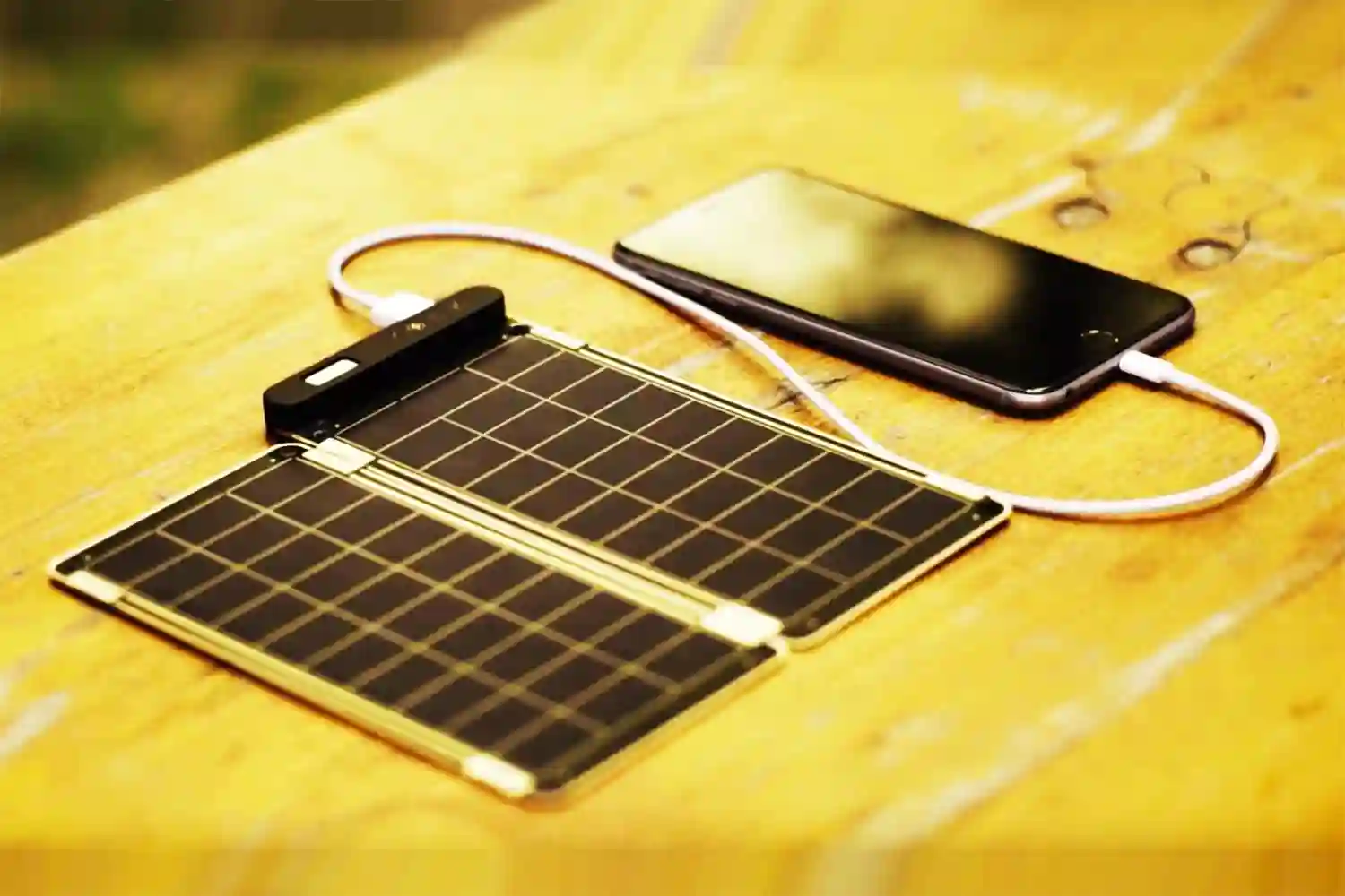 Solar-Powered Charger with Wireless Charging Capability