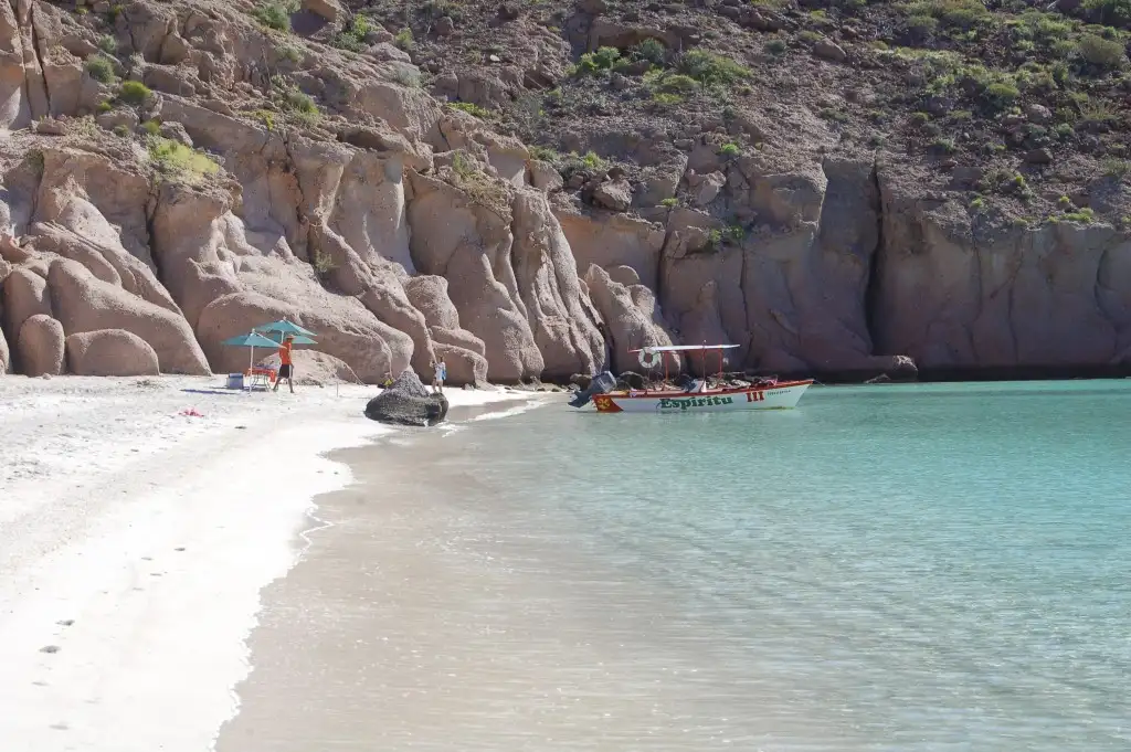 Ensenada beach in Mexico