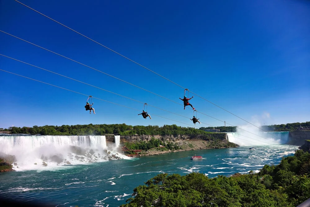 Get an exclusive Zipline view Niagra Falls