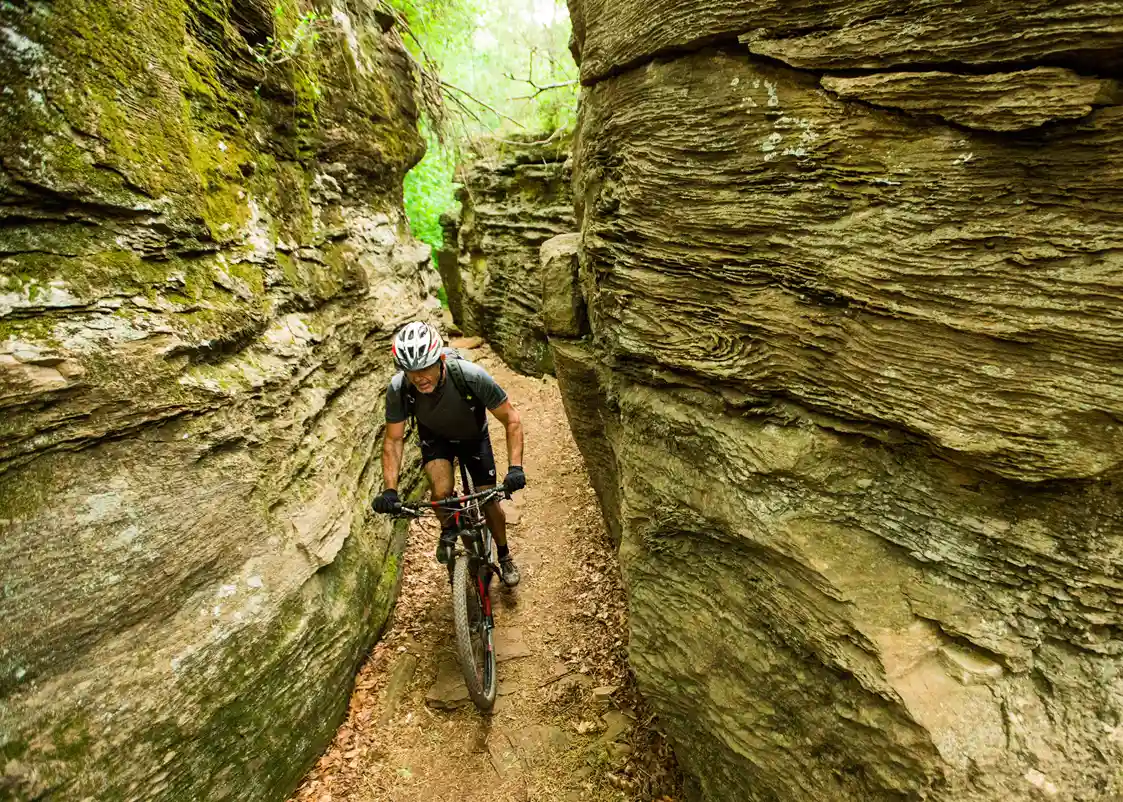 Riding the Trails in Bentonville