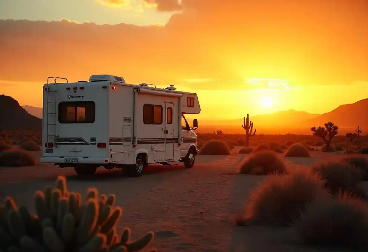 Retractable and Fixed: Which travel trailer awning is best for you? 2 RV Parked Vehicles