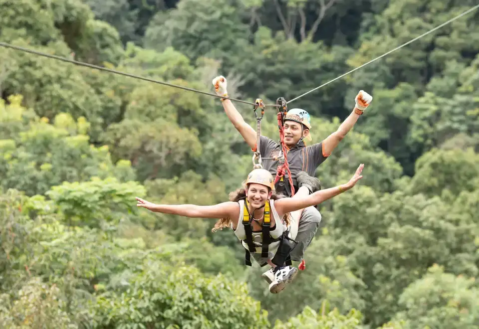 Hike or Zipline in Northern Thailands Jungles