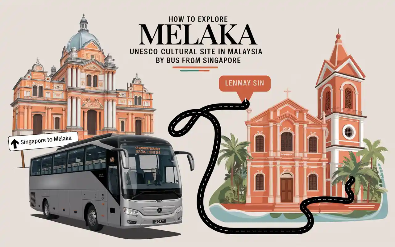 How to Explore Melaka UNESCO Cultural Site in Malaysia by Bus from Singapore