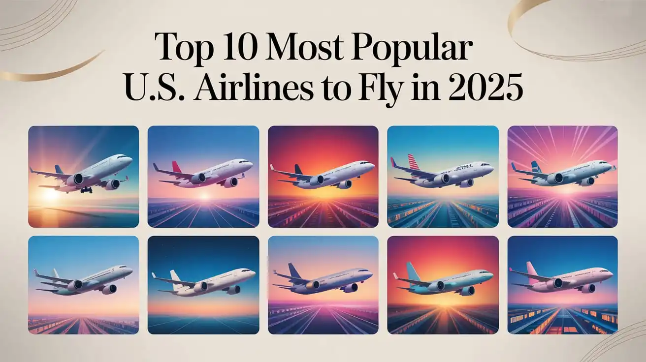 Top 10 Most Popular U.S. Airlines to Fly in 2025