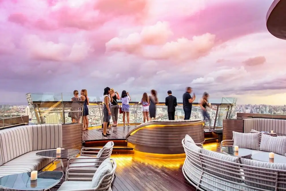 Watch the Sunset at a Rooftop Bar in Bangkok