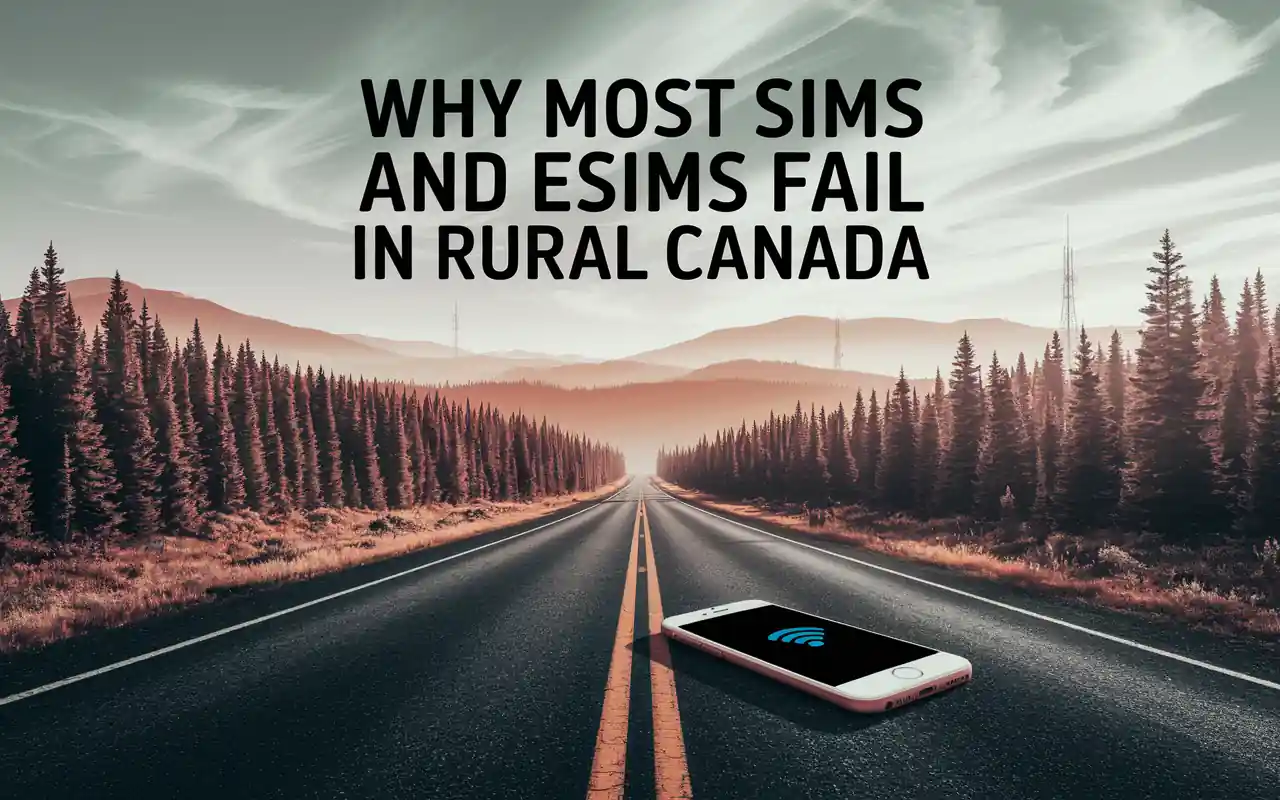 Vanlife Across Canada: The One eSIM That Survived Every Dead Zone 3 Why Most SIMs and eSIMs Fail in Rural Canada