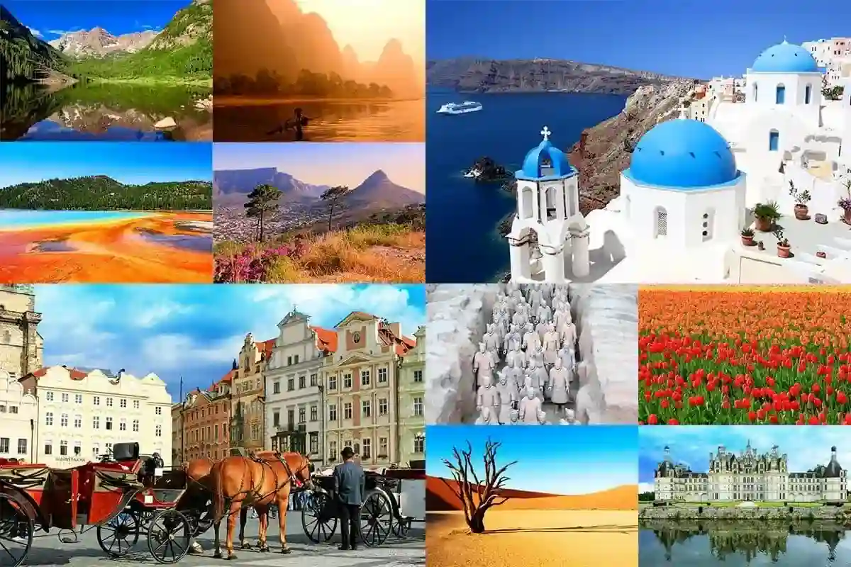 The Ultimate Summer Guide for Solo Travelers 11 beautiful collage of summer places 1