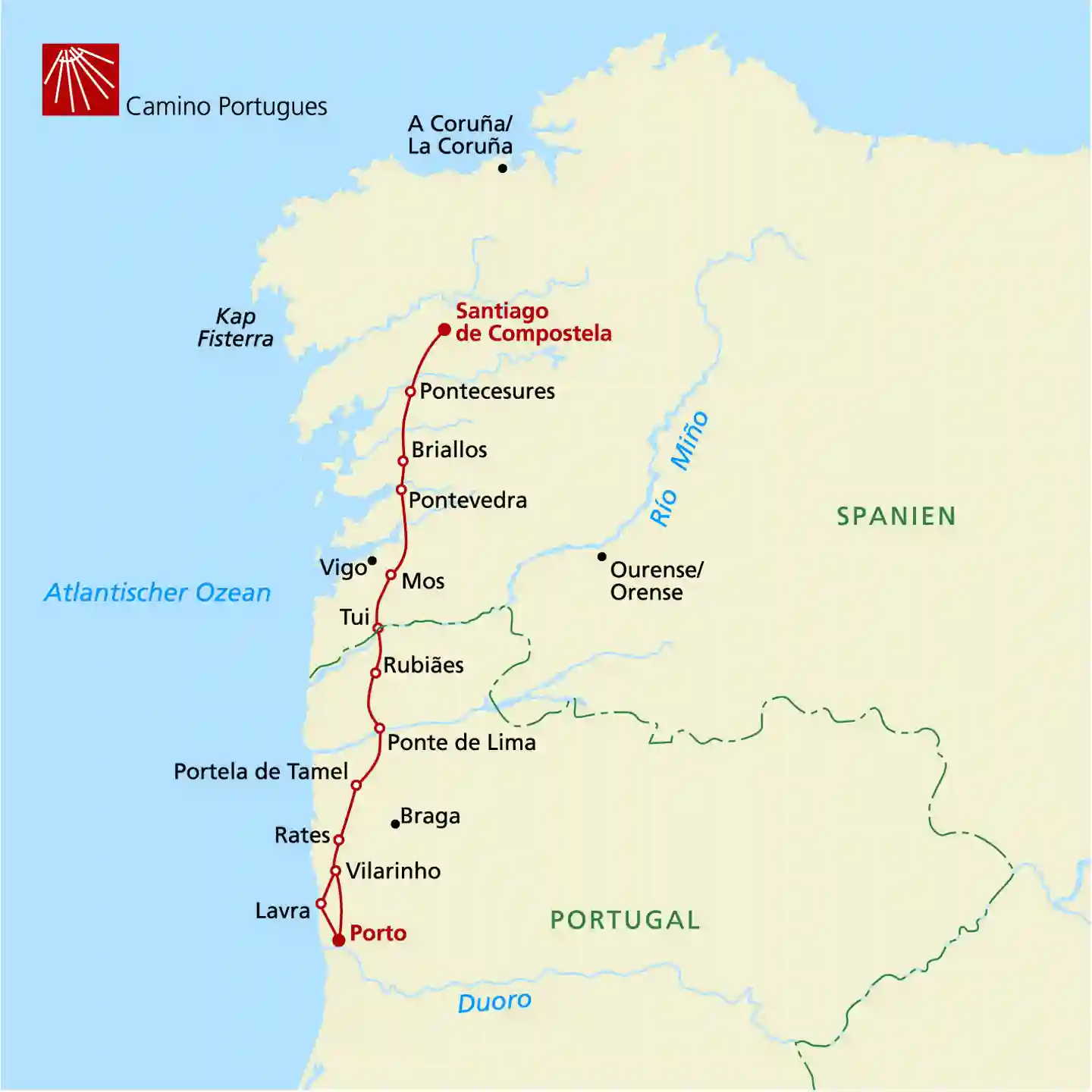 Short Easier Camino de Santiago Tours - Ultimate 10 Days Guide 5 Camino Portugues – Tui to Santiago