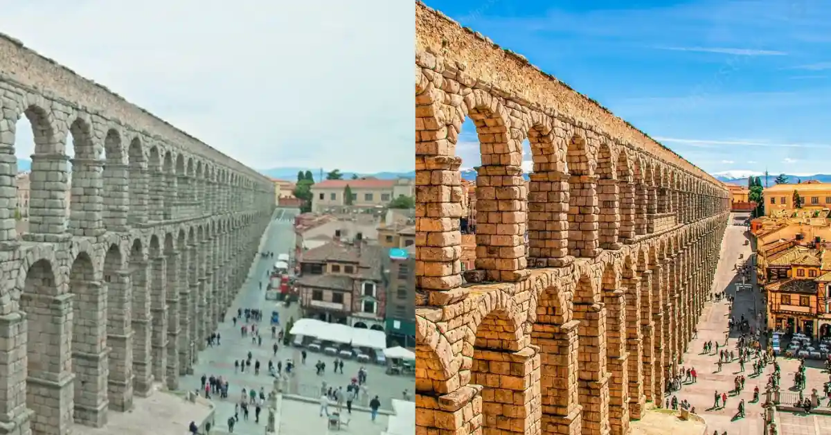 Walk Along the Aqueduct Historical City Center