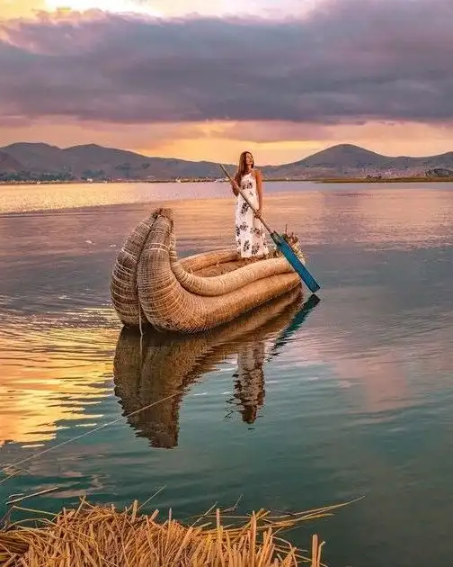 Kayak on Lake Titicaca