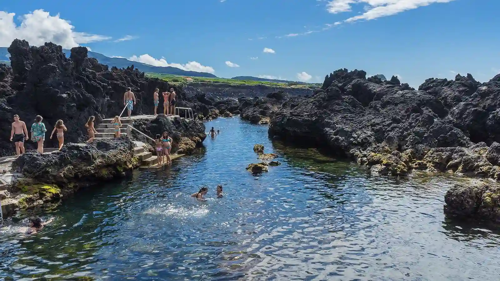Natural Lava Pools in Terceira