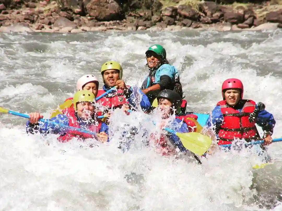 Water Rafting in the Urubamba River