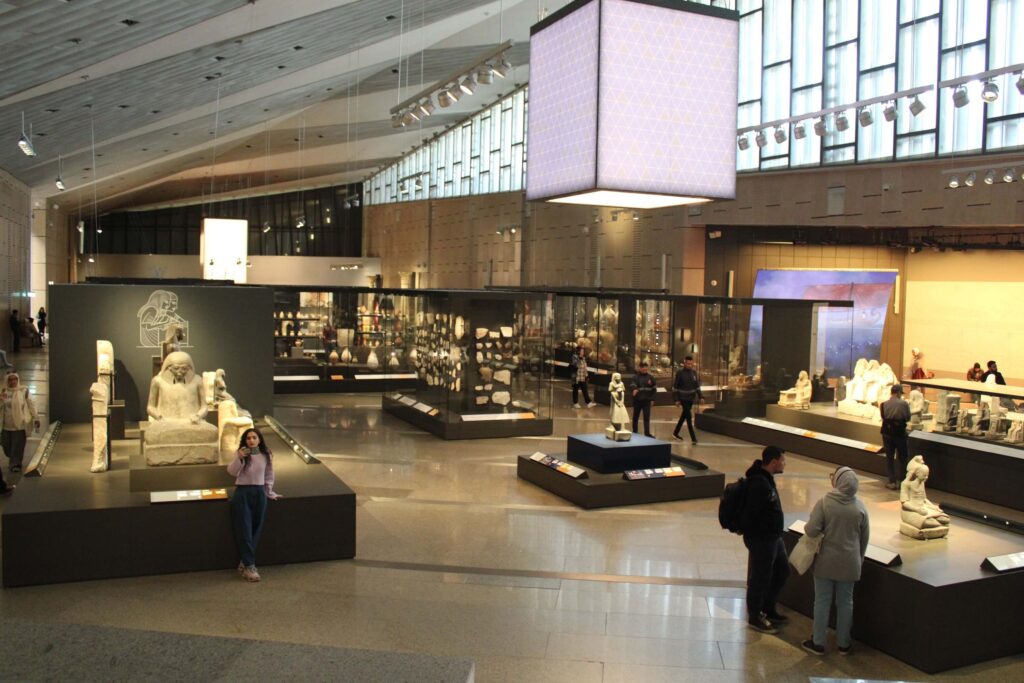 Main galleries, the Grand Egyptian Museum