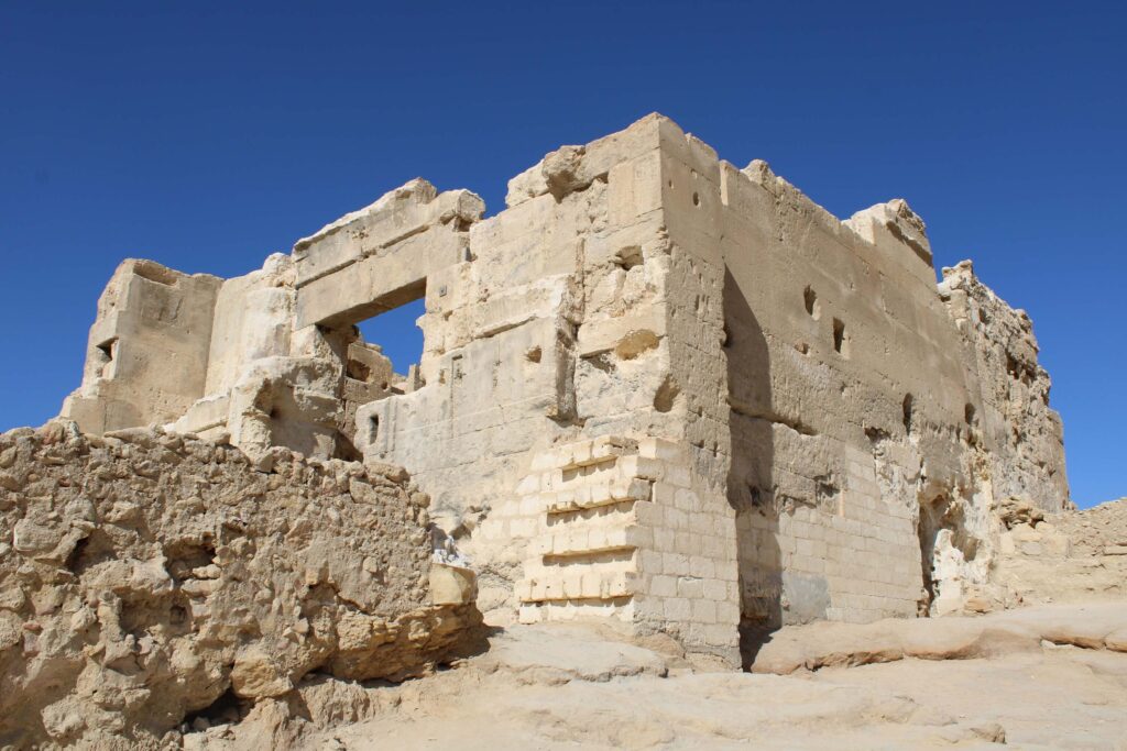 Remains of the Oracle of Amun building in Aghurmi