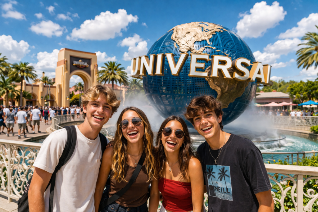 Friends at Orlando Florida