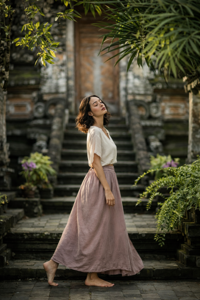 Bali temple visit outfit
