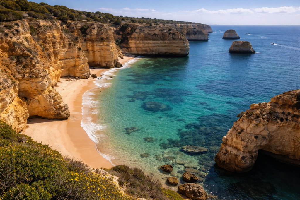 The Algarve Coast in Portugal